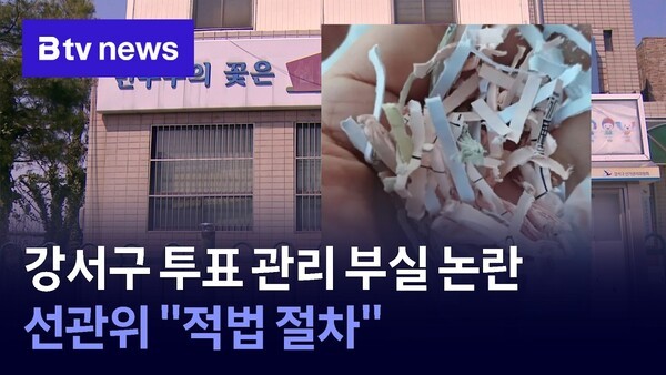 부산 강서구 투표 관리 부실 논란...선관위 "적법 절차"